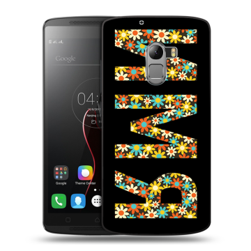 Силиконовый чехол на Lenovo A7010 с принтом ИМЯ