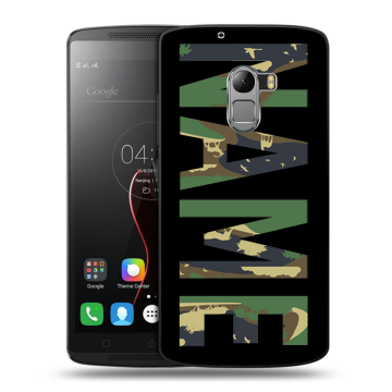Силиконовый чехол на Lenovo A7010 с принтом NAME
