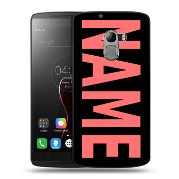 Силиконовый чехол на Lenovo A7010 с принтом NAME