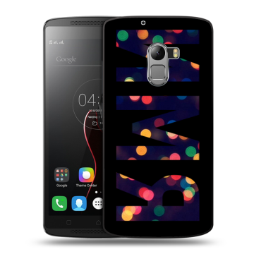Силиконовый чехол на Lenovo A7010 с принтом ИМЯ