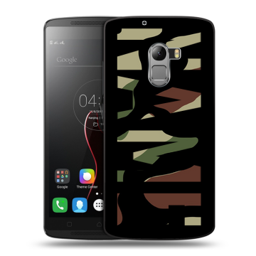 Силиконовый чехол на Lenovo A7010 с принтом NAME