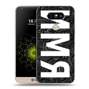 Пластиковый чехол на LG G5 с принтом ИМЯ