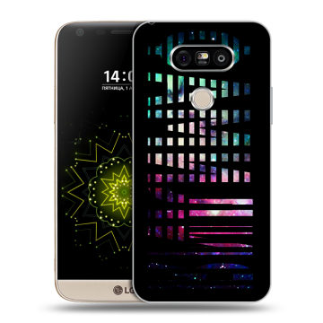 Пластиковый чехол на LG G5 с принтом ФАМИЛИЯ