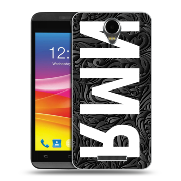 Силиконовый чехол на Micromax Canvas Power с принтом ИМЯ