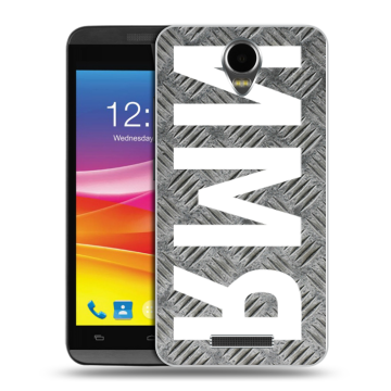 Силиконовый чехол на Micromax Canvas Power с принтом ИМЯ