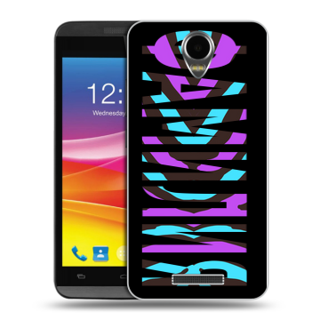 Силиконовый чехол на Micromax Canvas Power с принтом ФАМИЛИЯ