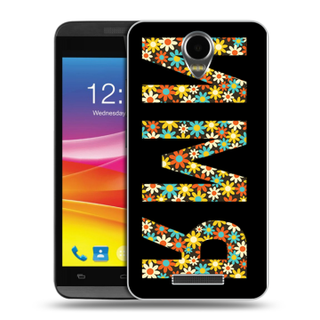 Силиконовый чехол на Micromax Canvas Power с принтом ИМЯ
