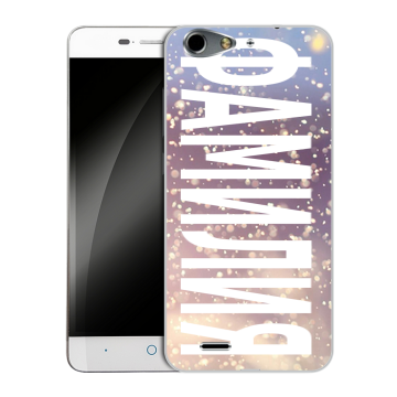 Силиконовый чехол на ZTE Blade L4 с принтом ФАМИЛИЯ