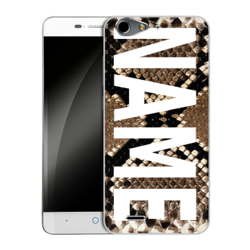 Силиконовый чехол на ZTE Blade L4 с принтом NAME
