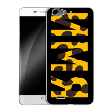 Силиконовый чехол на ZTE Blade L4 с принтом ИМЯ