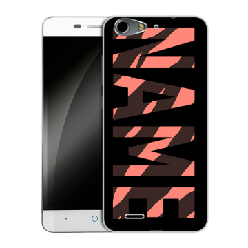 Силиконовый чехол на ZTE Blade L4 с принтом NAME