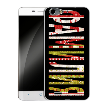 Силиконовый чехол на ZTE Blade L4 с принтом ФАМИЛИЯ