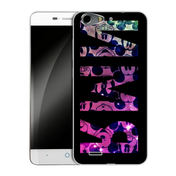 Силиконовый чехол на ZTE Blade L4 с принтом ИМЯ