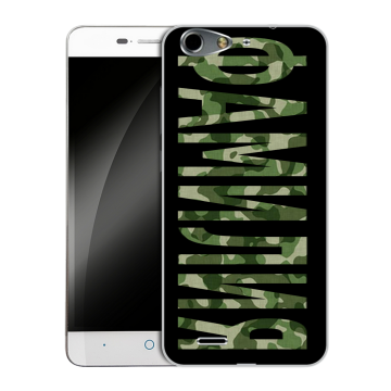 Силиконовый чехол на ZTE Blade L4 с принтом ФАМИЛИЯ
