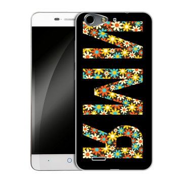 Силиконовый чехол на ZTE Blade L4 с принтом ИМЯ