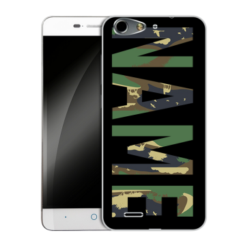 Силиконовый чехол на ZTE Blade L4 с принтом NAME