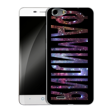 Силиконовый чехол на ZTE Blade L4 с принтом ФАМИЛИЯ