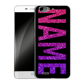 Силиконовый чехол на ZTE Blade L4 с принтом NAME