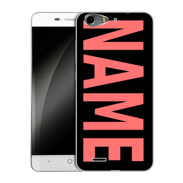 Силиконовый чехол на ZTE Blade L4 с принтом NAME