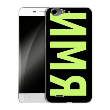 Силиконовый чехол на ZTE Blade L4 с принтом ИМЯ