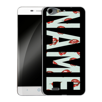 Силиконовый чехол на ZTE Blade L4 с принтом NAME