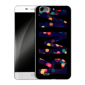 Силиконовый чехол на ZTE Blade L4 с принтом ИМЯ