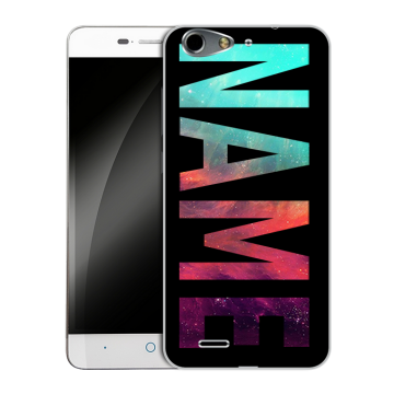 Силиконовый чехол на ZTE Blade L4 с принтом NAME