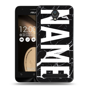 Пластиковый чехол на ASUS ZenFone Go 4.5 с принтом NAME