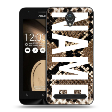 Пластиковый чехол на ASUS ZenFone Go 4.5 с принтом NAME