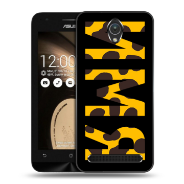 Пластиковый чехол на ASUS ZenFone Go 4.5 с принтом ИМЯ