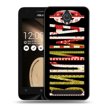 Пластиковый чехол на ASUS ZenFone Go 4.5 с принтом ФАМИЛИЯ
