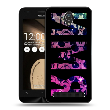 Пластиковый чехол на ASUS ZenFone Go 4.5 с принтом ИМЯ