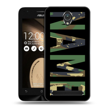Пластиковый чехол на ASUS ZenFone Go 4.5 с принтом NAME