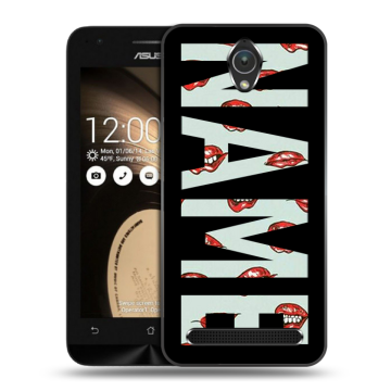 Пластиковый чехол на ASUS ZenFone Go 4.5 с принтом NAME