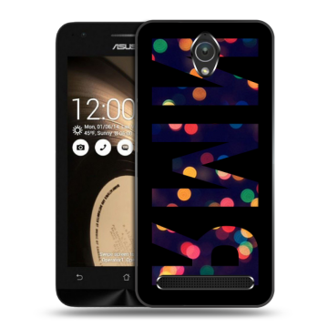 Пластиковый чехол на ASUS ZenFone Go 4.5 с принтом ИМЯ