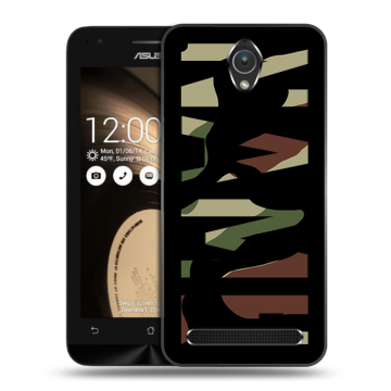 Пластиковый чехол на ASUS ZenFone Go 4.5 с принтом NAME