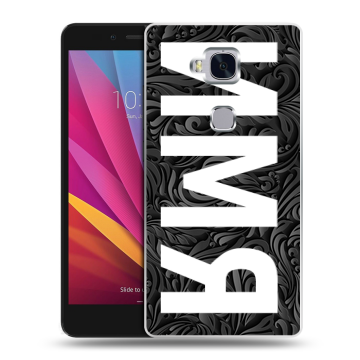 Силиконовый чехол на Huawei Honor 5X с принтом ИМЯ