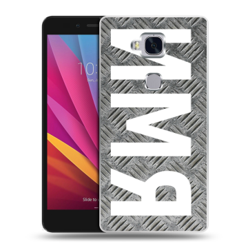Силиконовый чехол на Huawei Honor 5X с принтом ИМЯ