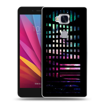 Силиконовый чехол на Huawei Honor 5X с принтом ФАМИЛИЯ