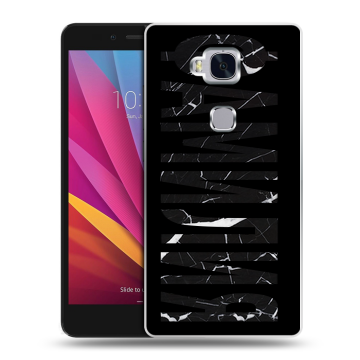 Силиконовый чехол на Huawei Honor 5X с принтом ФАМИЛИЯ