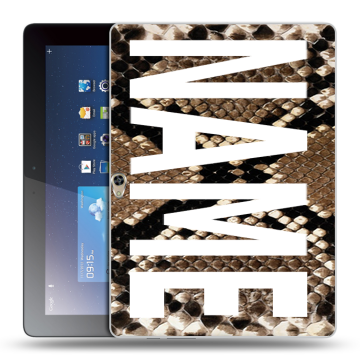 Силиконовый чехол на Huawei MediaPad M2 10 с принтом NAME