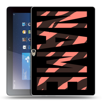 Силиконовый чехол на Huawei MediaPad M2 10 с принтом NAME