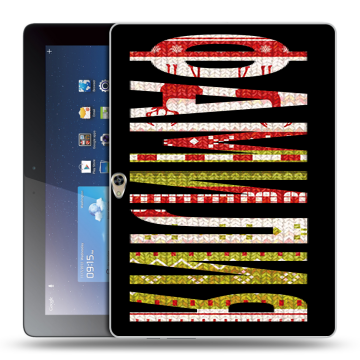 Силиконовый чехол на Huawei MediaPad M2 10 с принтом ФАМИЛИЯ