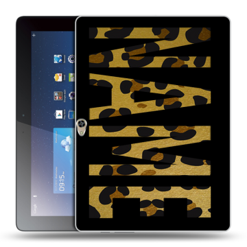 Силиконовый чехол на Huawei MediaPad M2 10 с принтом NAME