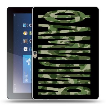 Силиконовый чехол на Huawei MediaPad M2 10 с принтом ФАМИЛИЯ