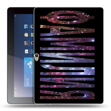 Силиконовый чехол на Huawei MediaPad M2 10 с принтом ФАМИЛИЯ