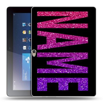 Силиконовый чехол на Huawei MediaPad M2 10 с принтом NAME