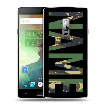 Пластиковый чехол на OnePlus 2 с принтом NAME