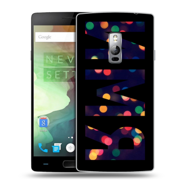 Пластиковый чехол на OnePlus 2 с принтом ИМЯ
