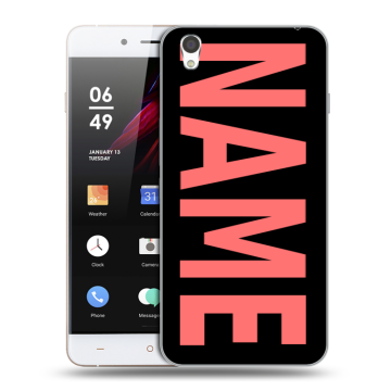 Пластиковый чехол на OnePlus X с принтом NAME